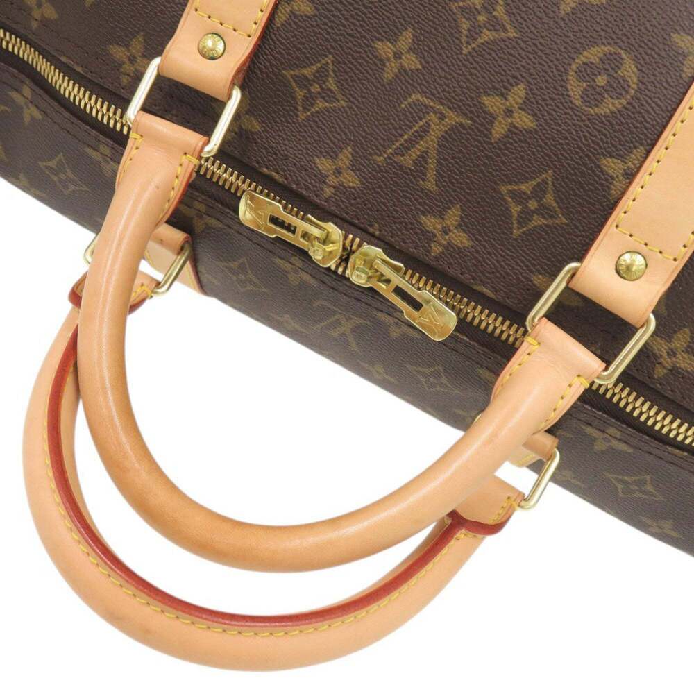 LOUIS VUITTON Brown Monogram Keepall 60 Boston Bag - Picture 6 of 10